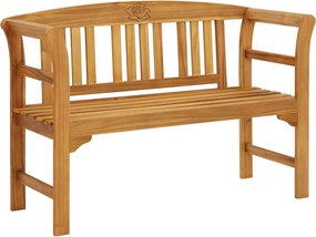 vidaXL Παγκάκι Ρόδου 1 -θέσιο 114 cm Solid acacia wood Natural
