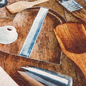 vidaXL Χαλί Κουζίνας Πλενόμενο Πολύχρωμο 60x180 εκ.