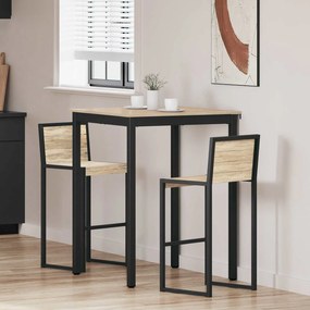 vidaXL Τραπεζαρίες Επεξεργασμένο ξύλο