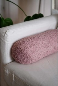 Διακοσμητικό Μαξιλάρι Ροζ TEDDY ROLLER 50x14x14