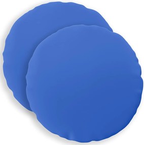 vidaXL Κάλυμμα Μαξιλαριού 2 pcs HEERLEN Βασιλικό Μπλε Ø 60 cm