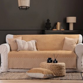 Ριχτάρι Remington Gold Nef-Nef Three-Seater 170X300cm Acrylic,Cotton,Polyester