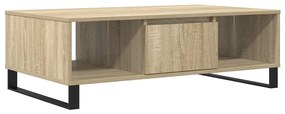 vidaXL Τραπεζάκι Σαλονιού Sonoma Δρυς 104x60x35 εκ. από Επεξεργ. Ξύλο