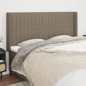Κεφαλάρι με Πτερύγια Taupe 203x16x118/128 εκ. Υφασμάτινο 3119844