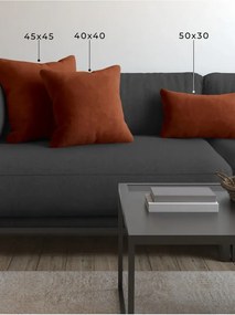 Stewehome Μαξιλαροθήκη μαξιλαριού από πολυεστέρα σε χρώμα αμυγδαλωτού 50x30 cm