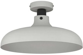 Φωτιστικό Οροφής - Πλαφονιέρα Matlock 43842 Φ38x21cm 1xΕ27 40W Grey-Black Eglo Steel