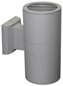 Σποτ Φωτιστικό Τοίχου Διπλής Κατευθ. Φ108mm Ε27 Lumen-9-90476-Γκρι 9-90476
