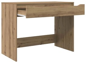 vidaXL Γραφείο με συρτάρι Τεχνίτικη Δρυς 100 x 50 x 78 εκ