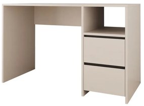 Study desk Joniel melamine cream 114x56x75cm 114x56x75 εκ.