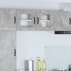 vidaXL Πάνελ πλυντηρίου πιάτων Kalmar 2 pcs Σκυρόδεμα Γκρι