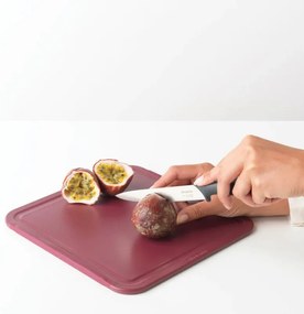 Μαχαίρι Brabantia Tasty+ 1001165, 13,3 cm, Σκληρυμένο ατσάλι, Ανθεκτικό σε γρατζουνιές και διάβρωση, Σκούρο γκρι
