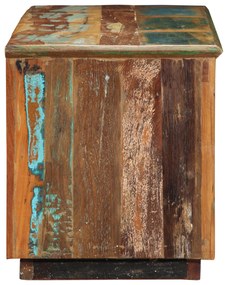vidaXL Ράφι Παπουτσιών 110x35x40 cm Μασίφ Ξύλο Ανακυκλωμένο