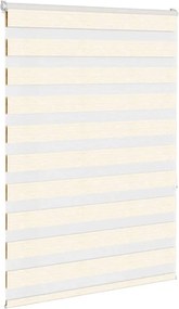 vidaXL Ζέβρα τυφλή μπεζ μάρμαρο Πλάτος υφάσματος 105,9 εκ. Πολυεστέρας