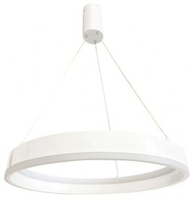 Φωτιστικό Οροφής 6090-WH Φ60cm Led 5400lm 60W White Inlight