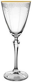 Ποτήρι Κολωνάτο Κρασιού Elisabeth CLX08890022 250ml Clear Από Κρύσταλλο Βοημίας Κρύσταλλο