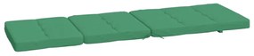 Μαξιλάρια Ξαπλώστρας 2 τεμ. Πράσινα από Ύφασμα Oxford - Πράσινο