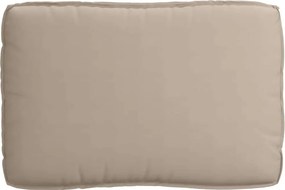vidaXL Μαξιλάρι Taupe 120 x 80 x 12 cm Ύφασμα Όξφορντ