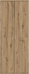 vidaXL Highboard Artisan Oak 70 x 33.5 x 180 εκ. Επεξεργασμένο ξύλο