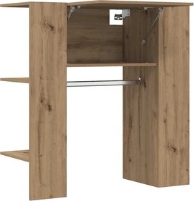 vidaXL Ντουλάπι διαδρόμου Δρυς τεχνίτης 97,5x37x99 cm Ξύλο μηχανής