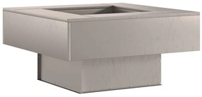 vidaXL Τετράγωνη Φωτιά 80x80x40 εκ. από Ατσάλι