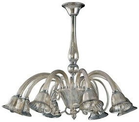 Φωτιστικό Οροφής Poseidon I-POSEIDON/8 CHAMPAGNE 8xE14 Φ93cm 73cm Champagne Luce Ambiente Design Γυαλί