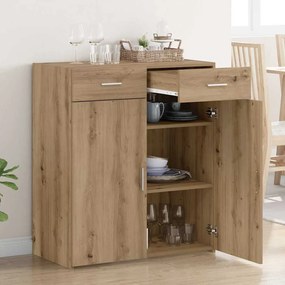 vidaXL Ντουλάπι αποθήκευσης Artisan Oak 80 x 42.5 x 93 εκ.