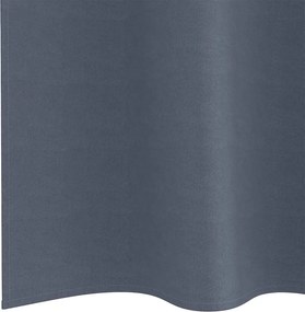 vidaXL Κουρτίνες Μαύρης Ύφανσης με Δαχτυλίδια 2 pcs Ανθρακί