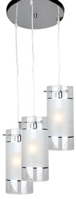 Φωτιστικό Κρεμαστο Aca FW50673 MANE Ασημί (Silver Coloured)