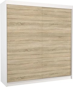 Ντουλάπα Anabell 200 συρόμενη-Leuko - Drus