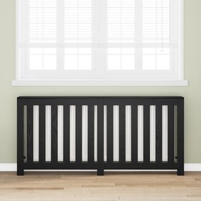 vidaXL Κάλυμμα Θερμαντήρα  Μαύρη Δρυς 175x20x82 cm Ξυλεία