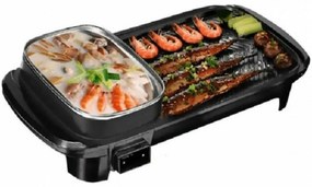 Teppanyaki Πλάκα Ψησίματος με Ρυθμιζόμενο Θερμοστάτη 1360W 53x28εκ.