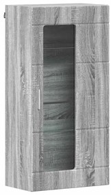 vidaXL Ντουλάπα τοίχου Γκρι sonoma 55 x 29 x 100 εκ Επεξεργασμένο ξύλο