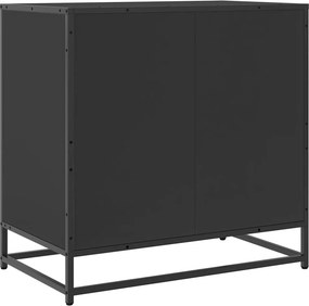 vidaXL Συρταριέρα Μαύρη 70x41x70 εκ. από Επεξεργασμένο Ξύλο