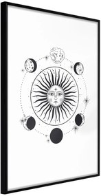 Αφίσα - Sun and Moon - 20x30 - Μαύρο - Χωρίς πασπαρτού