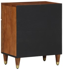 vidaXL κομοδίνο  Καφέ μέλι Μασίφ ξύλο 50 x 33 x 60 εκ. Ανθεκτικό