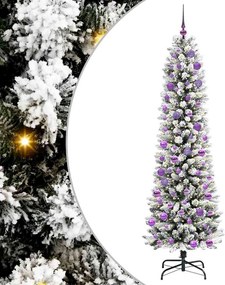 vidaXL Τεχνητό Χριστουγεννιάτικο Δέντρο με 300 LED Λευκό 240 cm