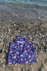 Stewehome Παιδικό παντσό πετσέτα παραλίας με τύπωμα (3-6 ετών)