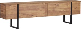 Έπιπλο Τηλεόρασης Atlantic Πεύκο / Μαύρο LAABRO 180x30x50