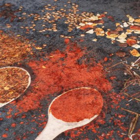 vidaXL Χαλί Κουζίνας Πλενόμενο Πολύχρωμο 60x180 εκ.