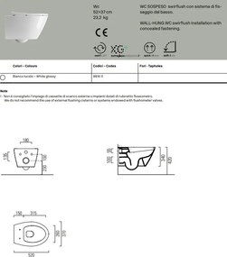 GSI Modo Swirl 981600C Rimless - Κρεμαστή λεκάνη