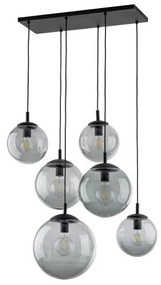 Κρεμαστό Φωτιστικό Οροφής 140cm 6xE27 15W IP20 Esme TK Lighting 5384 Ανθρακί