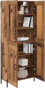 vidaXL Highboard 2 pcs Παλιό Ξύλο Επεξεργασμένο ξύλο