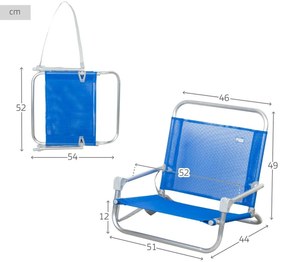 Καρέκλα στην παραλία Aktive 46 x 49 x 44 cm