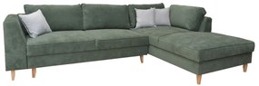 Καναπές Κρεβάτι Γωνιακός ArteLibre JULIE Κυπαρισσί 300x198x86cm