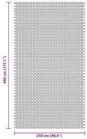 Χαλί Σκηνής Μπλε 4,5x2,5 μ.