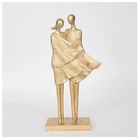 Διακοσμητικό Γλυπτό ζευγάρι Χρυσό 16.5x8x33.5cm 752-27082 Estheti-752-27082-Χρυσό 752-27082