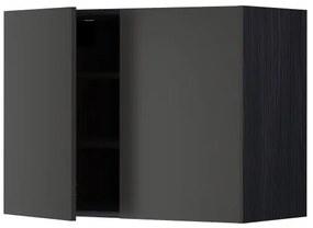 METOD ντουλάπι τοίχου με ράφια/2 πόρτες, 80x60 cm 994.986.80