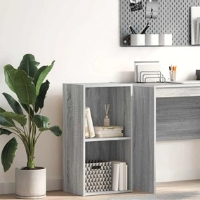 vidaXL Βιβλιοθήκη Γκρι Sonoma 40x30x77 εκ. από Επεξεργασμένο Ξύλο