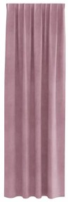 vidaXL Κουρτίνες με κουρτίνες 2 pcs Σκούρο ροζ 140 x 245 cm Βελούδο