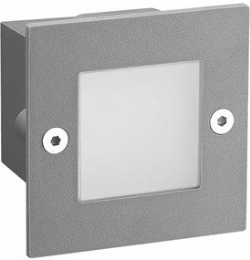 Χωνευτή απλίκα τοίχου Cortex Square 3000K-Λευκό